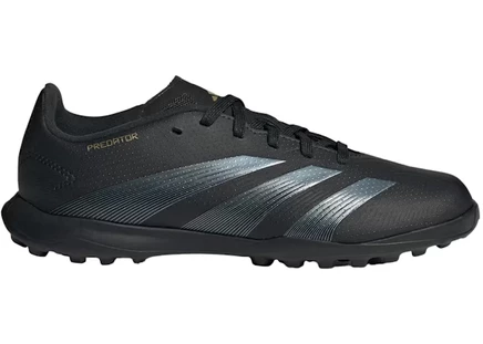 Детские кроссовки Adidas Predator League Turf, черный/карбон/золотой