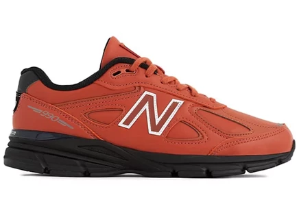 Мужские кроссовки New Balance 990v4 MiUSA Teddy Santis, махагоновые