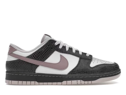 Мужские кроссовки Nike Dunk Low SE Snakeskin, серо-фиолетовые