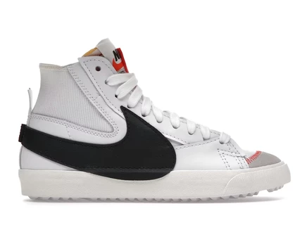 Мужские кроссовки Nike Blazer Mid 77 Jumbo, бело-черные