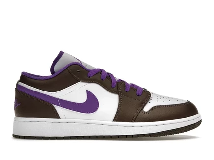 Детские кроссовки Jordan Air Jordan 1 Low, фиолетово-коричневые