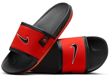Мужские шлепанцы Nike Offcourt Slide Baltimore Orioles, оранжево-черные