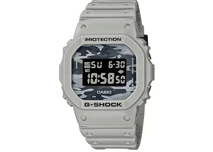 Мужские часы Casio G-Shock DW-5600CA-8, 43 мм, кварцевые, серые
