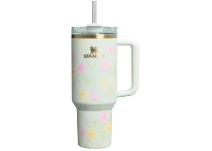 Stanley The Easter Flowstate Quencher 40oz Tumbler Spring Blossoms spring blossoms