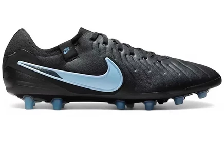 Мужские бутсы Nike Legend 10 AG-Pro, черно-голубые