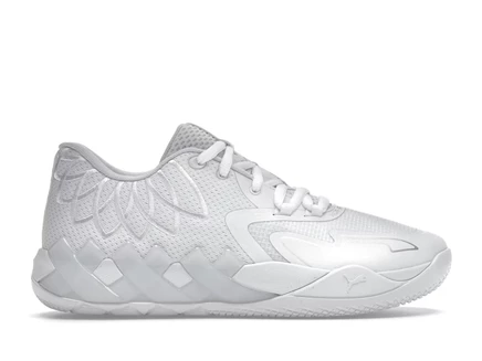 Мужские кроссовки Puma LaMelo Ball MB.01, бело-серебристые