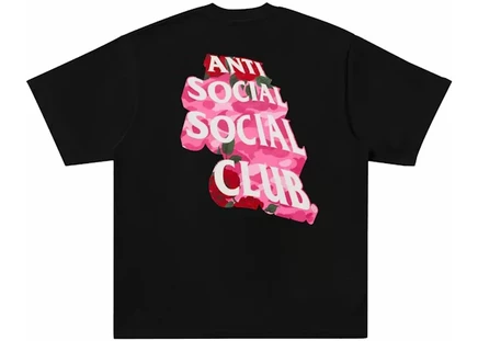 Мужская футболка Bape x Anti Social Social Club II, черная