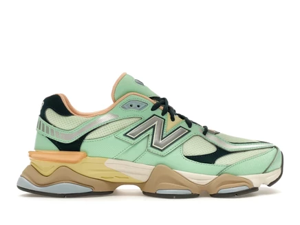 Мужские кроссовки New Balance 9060 Sweetgrass, зелено-тёмно-синие