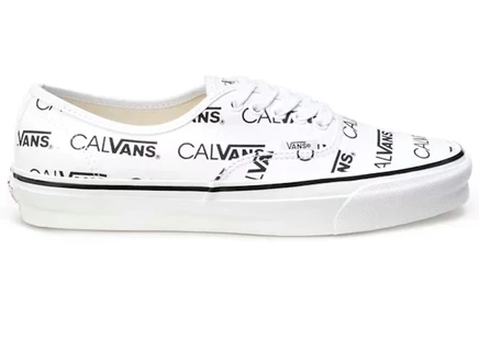 Мужские кеды Vans Authentic Calvans, белые
