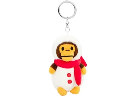 Плюшевый брелок Bape Baby Milo Snowman, белый