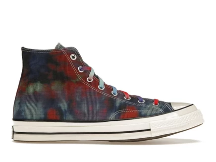 Converse Chuck Taylor All Star 70 Hi Tie Dye Plaid mint/cactus flower-dewberry