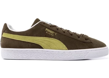 Мужские кроссовки Puma Suede Classic XXI, темно-оливковые