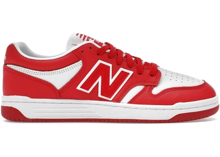 Кроссовки New Balance 480, красно-белые