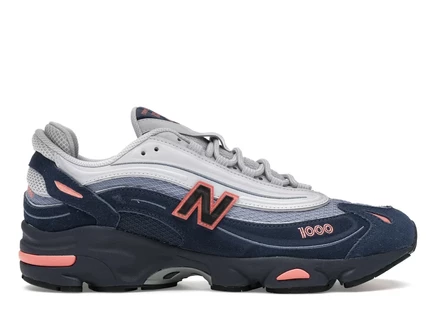 Мужские кроссовки New Balance 1000, темно-синие/коралловые