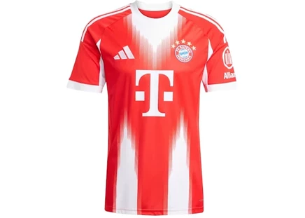 Мужская домашняя футболка Adidas FC Bayern 25/26, красная