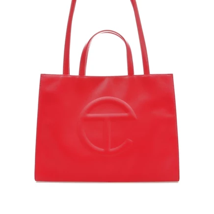 Унисекс сумка telfar shopping bag medium, красная
