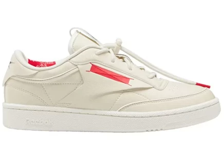 Reebok Club C 85 Vegan Milk Makeup Equipment Room vintage chalk/vector red/core black