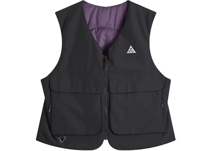 Жилет Nike ACG Primaloft реверсивный, чёрный/бордовый/белый