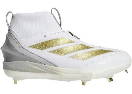 Мужские беговые кроссовки Adidas Adizero Impact+ 2.0, бело-золотистые