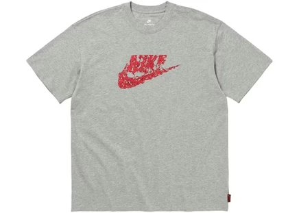 Мужская футболка Nike x Stranger Things NSW, тёмно-серый меланж