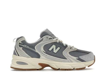 Мужские кроссовки New Balance 530, серые с gum-подошвой