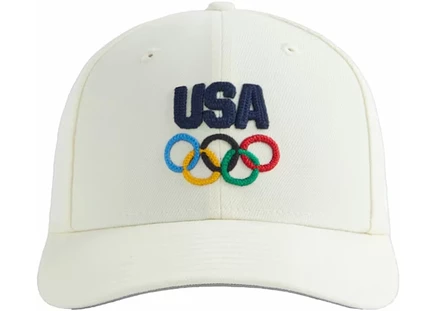 Мужская кепка kith new era 59fifty team usa, sandrift