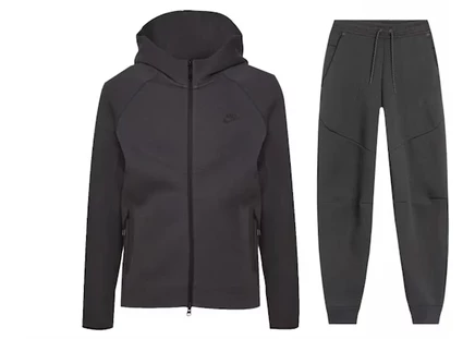 Мужской костюм Nike Windrunner, антрацит/черный