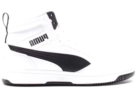 Мужские высокие кроссовки Puma Rebound V6, бело-черные