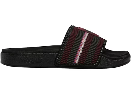 Мужские сланцы Adidas Adilette Patchwork, черно-фиолетовые