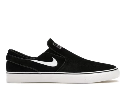 Мужские кеды Nike SB Stefan Janoski+ Slip, черно-белые