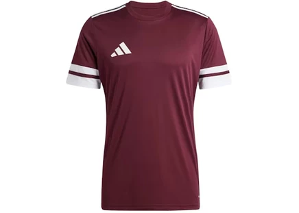 Мужская футболка Adidas Squadra 25, бордово-белая