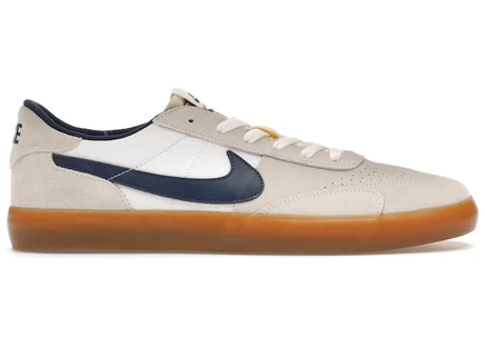 Кеды Nike SB Heritage Vulc, бело-сине-коричневые