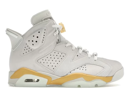 Женские кроссовки Jordan 6 Retro Craft Paris Olympics, белые/голубые/золотые