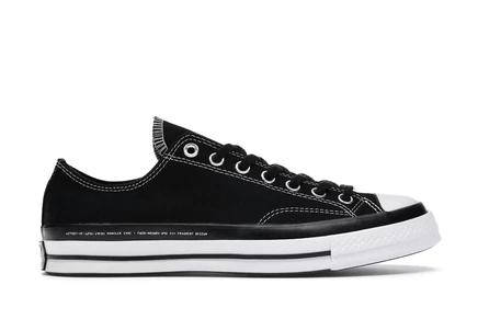Мужские кеды Converse Chuck Taylor All Star 70 Ox Moncler Fragment, черные