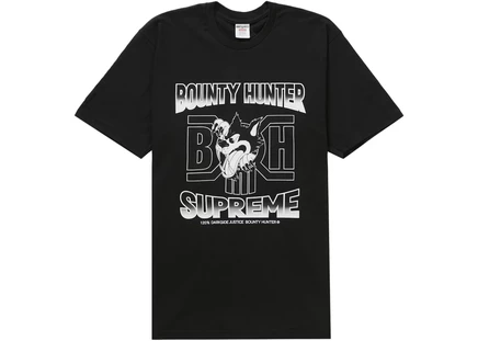 Supreme Bounty Hunter Wolf Tee Black black