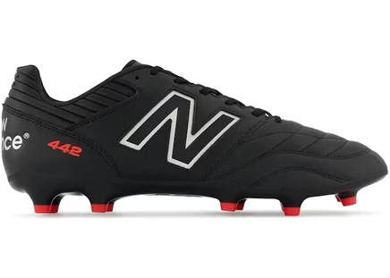 Мужские бутсы New Balance 442 FG, черно-красно-белые