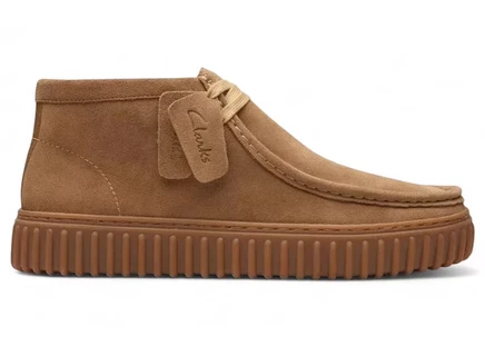 Clarks Torhill Hi Dark Sand Suede dark sand suede