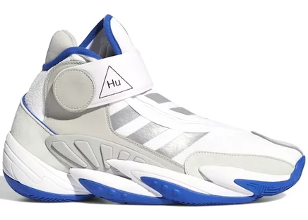 Мужские кроссовки Adidas Crazy BYW Hu Pharrell, белые/синие