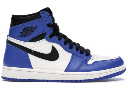 Кроссовки Jordan 1 Retro High Game Royal, королевско‑синие/черно‑белые