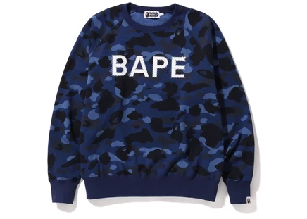 Свитшот Bape Color Camo Crystal Stone, темно-синий
