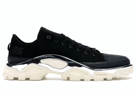 Мужские кроссовки Adidas Detroit Raf Simons, черно-белые