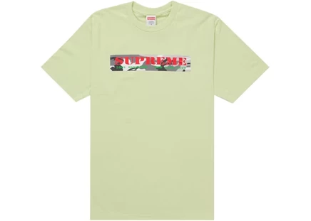 Мужская футболка Supreme Hardcore, бледно-мятная