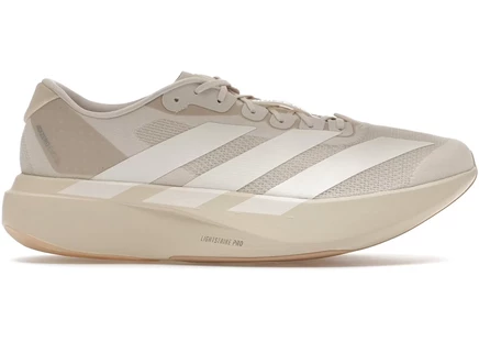 Кроссовки Adidas Adizero Evo SL, бежево-бело-коричневые