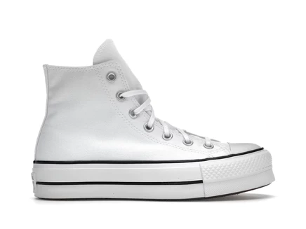 Женские кеды Converse Chuck Taylor Hi Platform, бело-черные