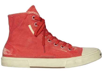 Мужские кроссовки Balenciaga Paris High Top, красные