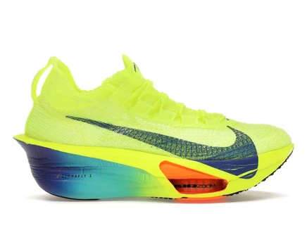 Женские кроссовки Nike Air Zoom Alphafly Next% 3, салатово-фиолетовые