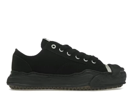 Мужские дизайнерские кроссовки Maison Mihara Yasuhiro Hank OG Sole Canvas Low, черные