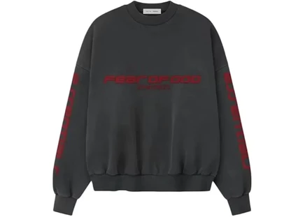 Мужской укороченный свитшот Fear of God Essentials, серый