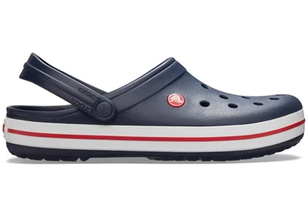 Мужские сабо Crocs Crocband, морской/белый/красный