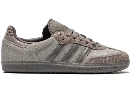 Женские кроссовки Adidas Samba OG, таупе с золотом